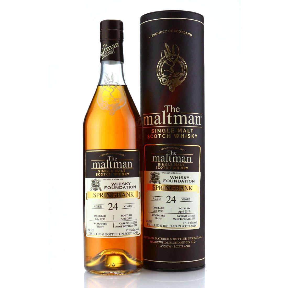 Springbank 1992 The Maltman 24
