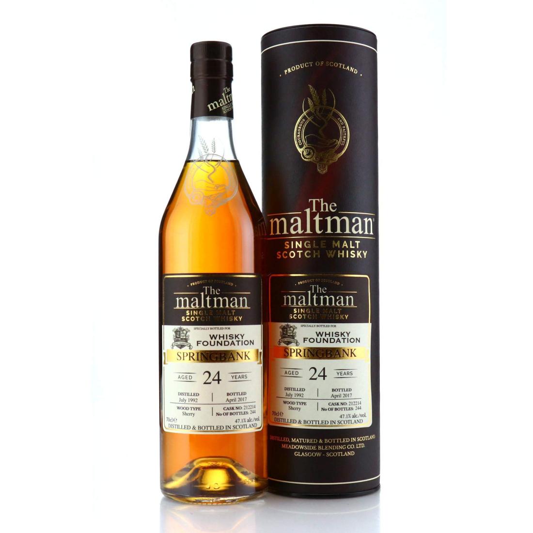 Springbank 1992 The Maltman 24
