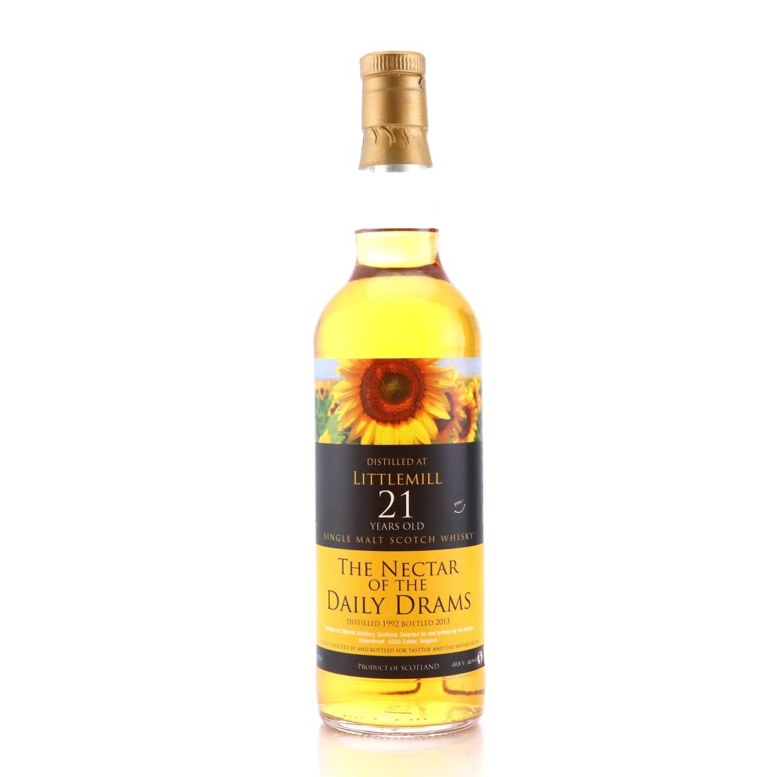 Littlemill The Nectar of the Daily Drams 21 Year Old, 1992, The Nectar of the Daily Drams, 49.8% whisky bottle