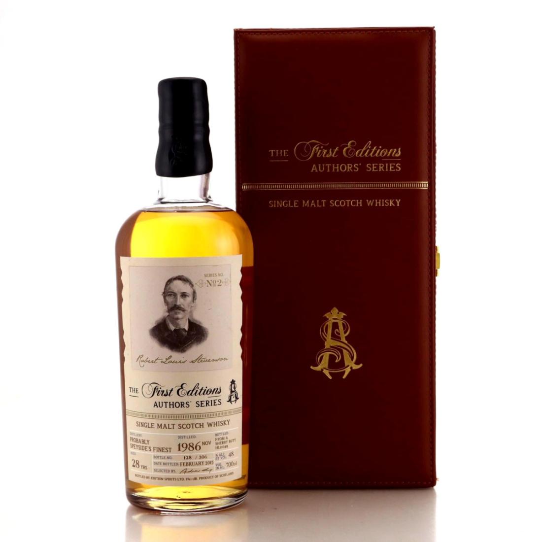 Glenfarclas Probably Speyside s Finest 1986 The First Editions 28 Year Old Author s Series No 2 Robert Louis Stevenson