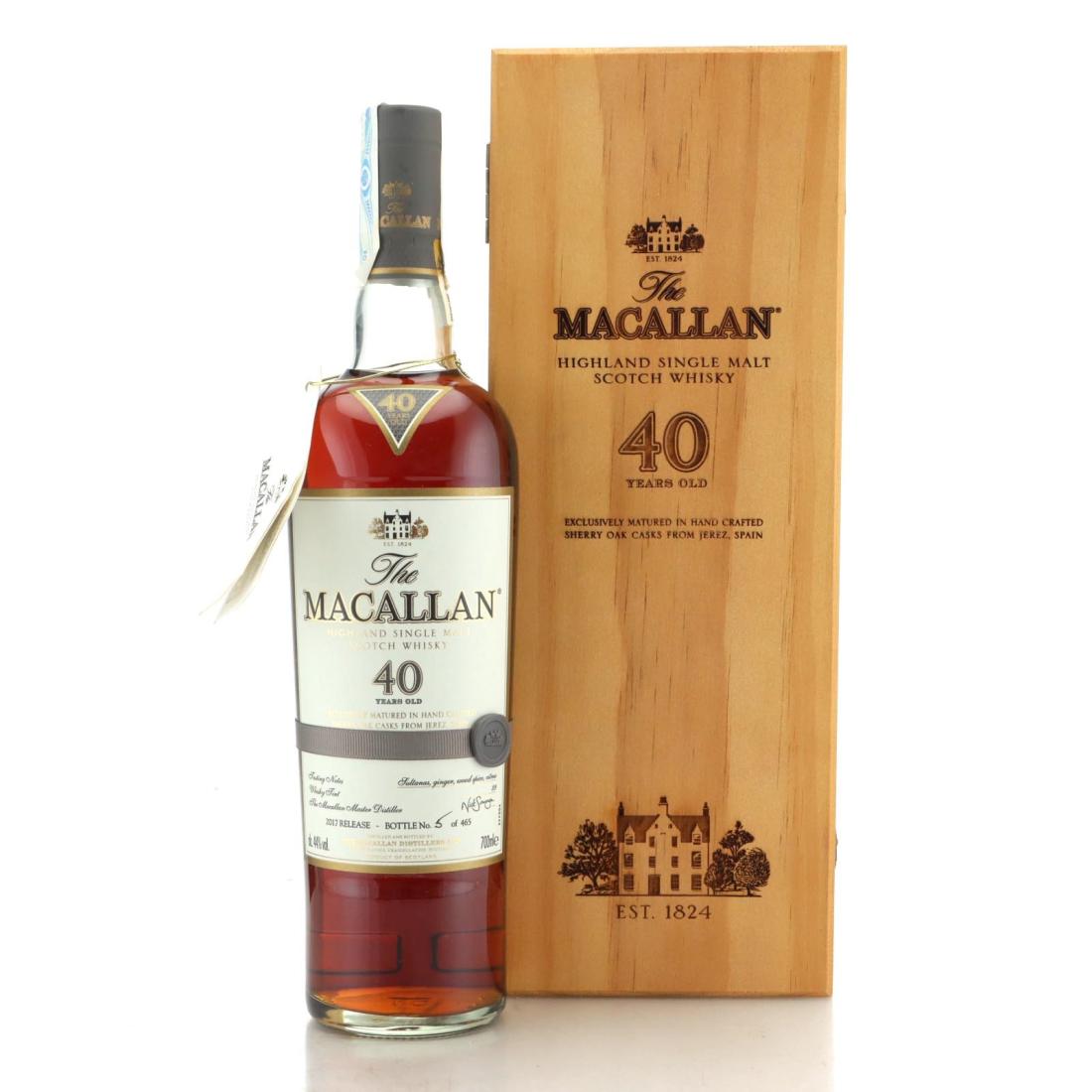 Image for Macallan 40 Year Old 2017 Release