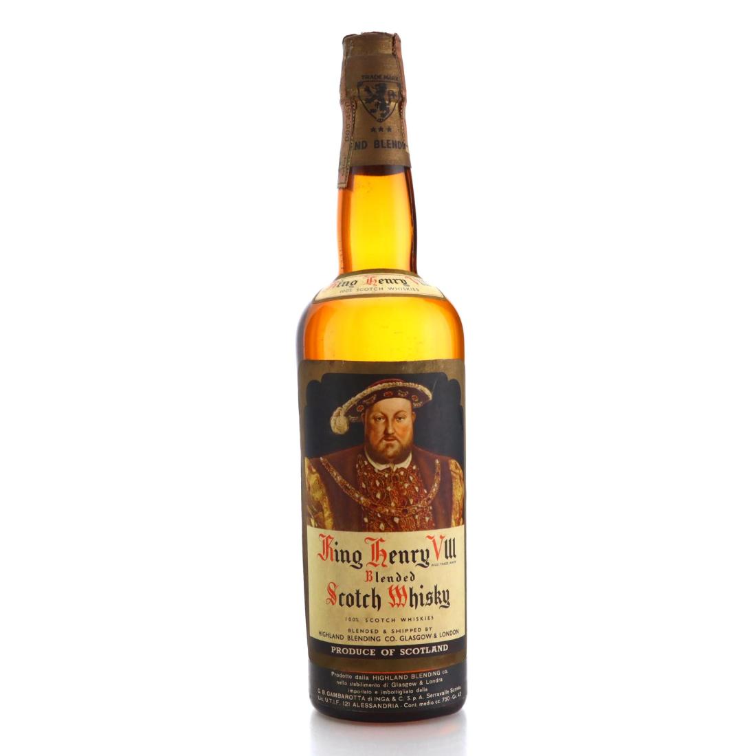 King Henry VIII Scotch Whisky 1960s