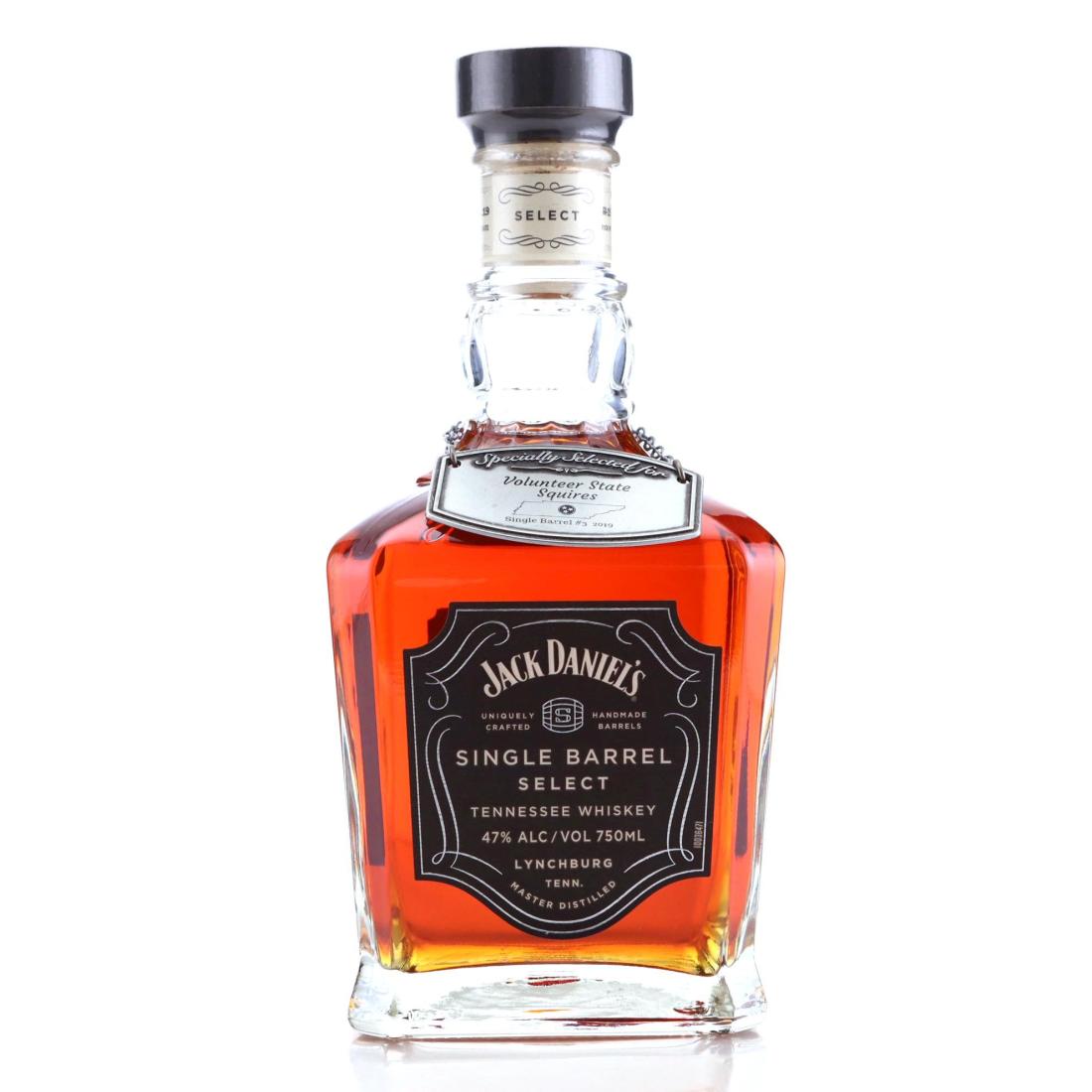 Jack Daniel's Single Barrel Select, New Charred American Oak Cask, Cask #19-0000, 2019, 47% whisky bottle