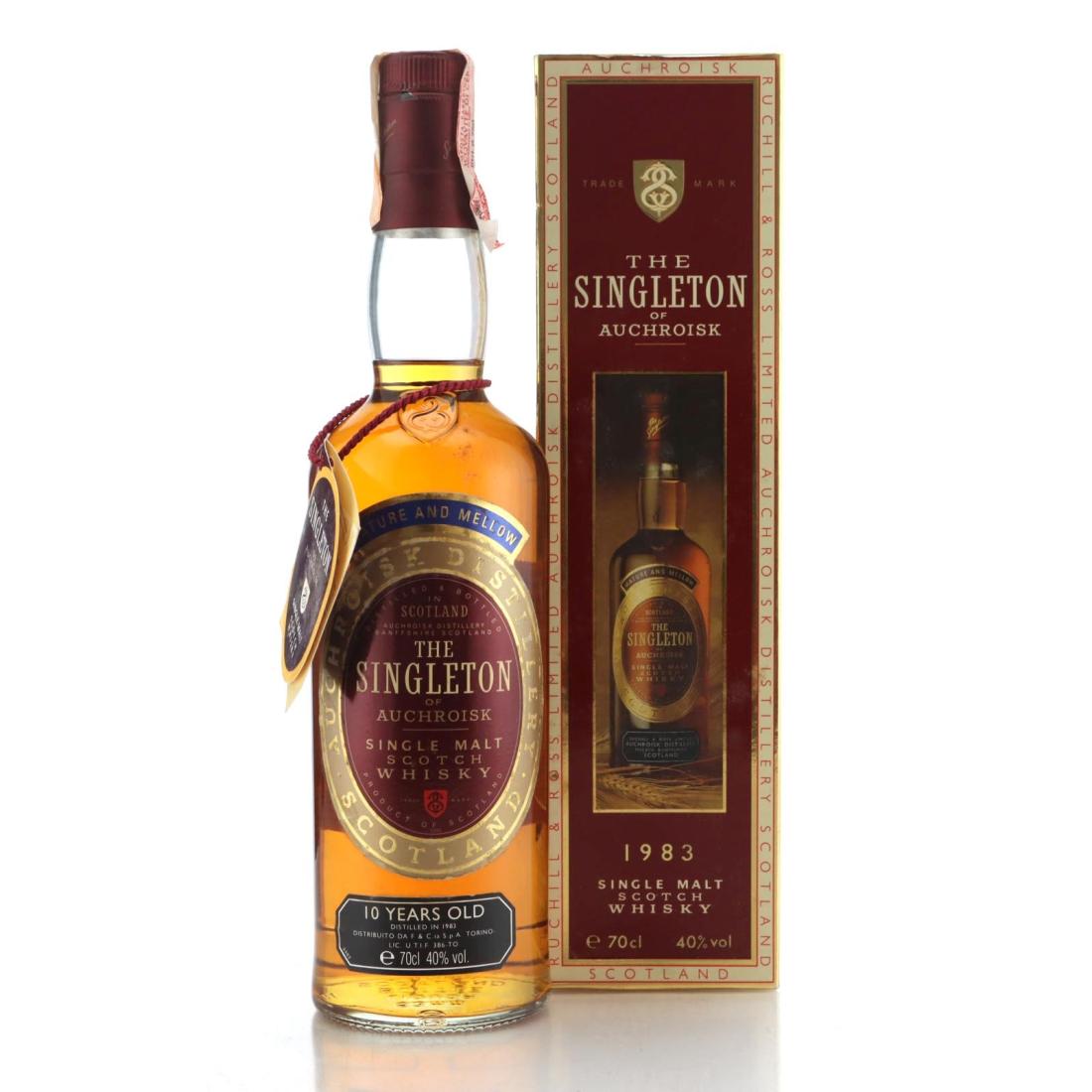 Singleton Auchroisk 10 Year Old, Sherry Cask, 1994, 40% whisky bottle