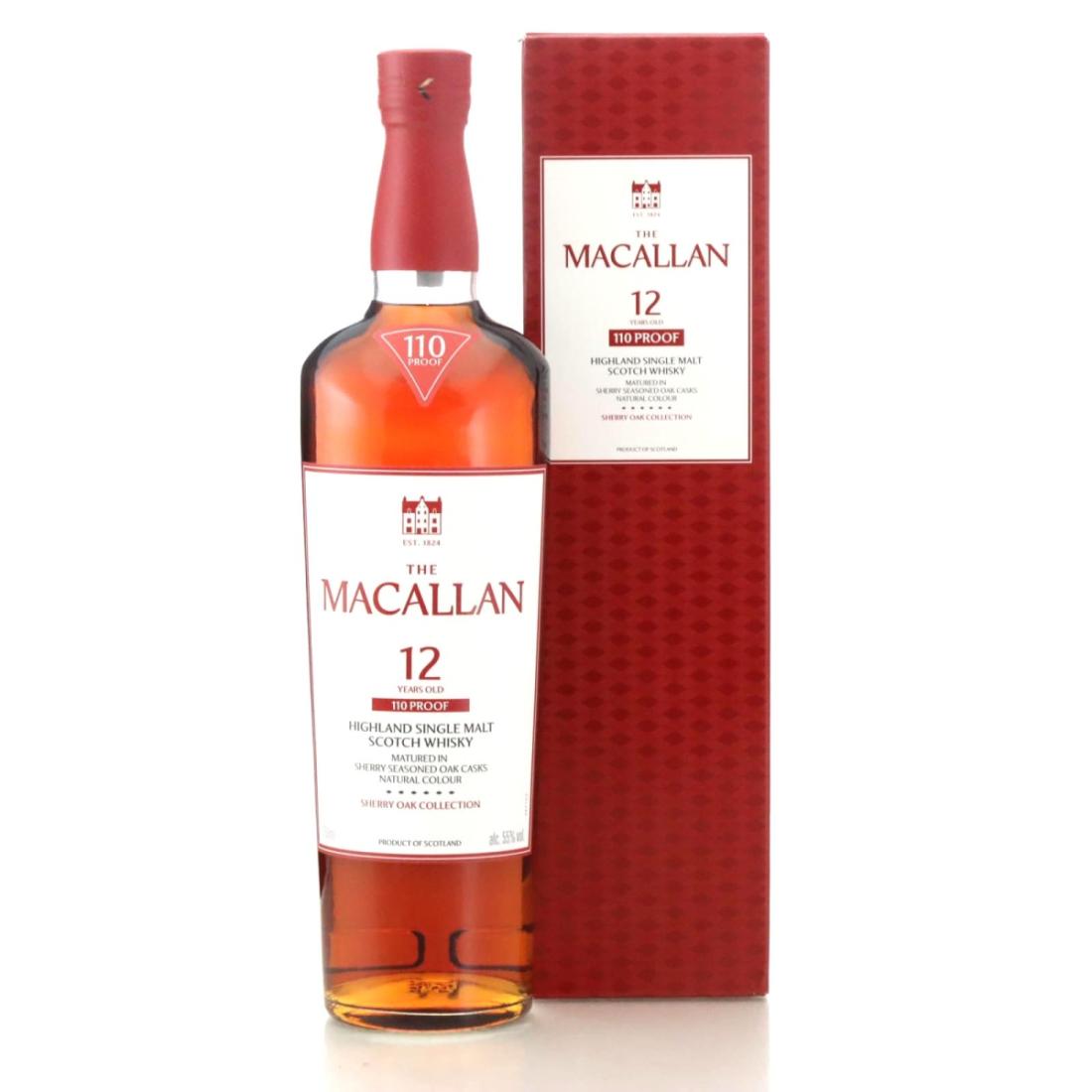 Macallan 12 Sherry Oak Collection 110 Proof