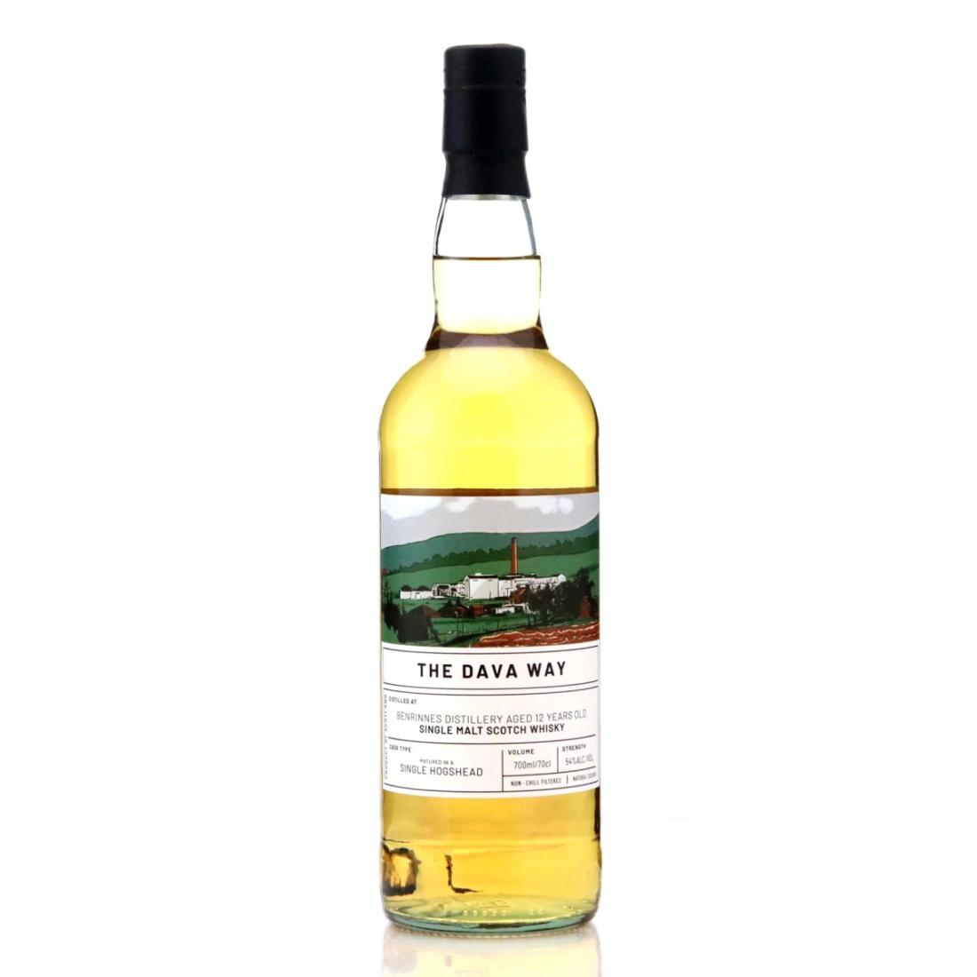Benrinnes The Dava Way 12 Year Old, Hogshead Cask, 2009, Dunphail Distillery, 54% whisky bottle