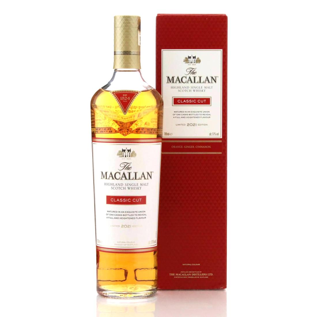 Macallan Classic Cut 2021 Edition, Bourbon & Sherry Cask, 2021, 51% whisky bottle