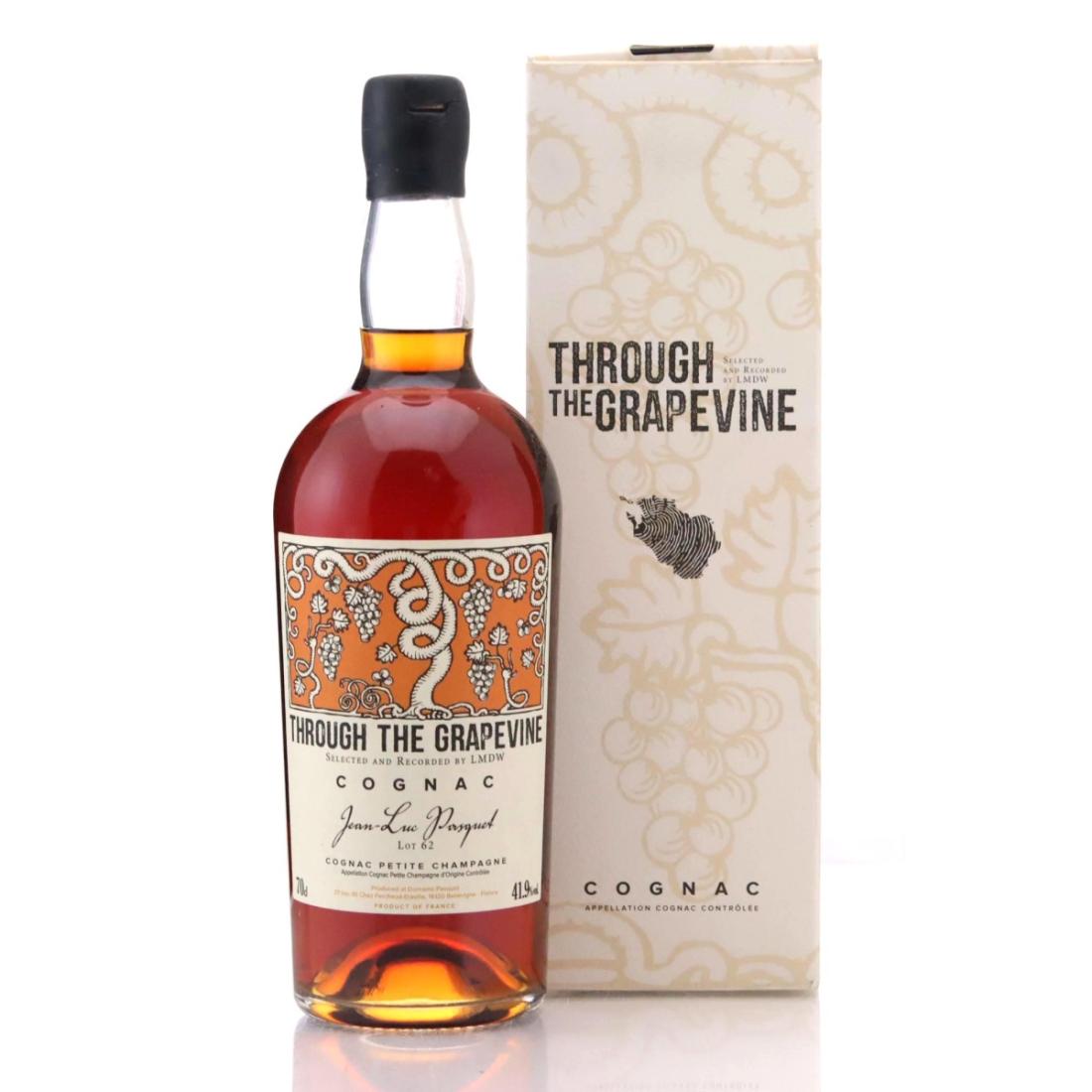 Jean-Luc Pasquet Through The Grapevine Petite Champagne Cognac Lot 62 50 Year Old, Oak Cask, Cask #4, 1962, La Maison du Whisky, 41.9% whisky bottle