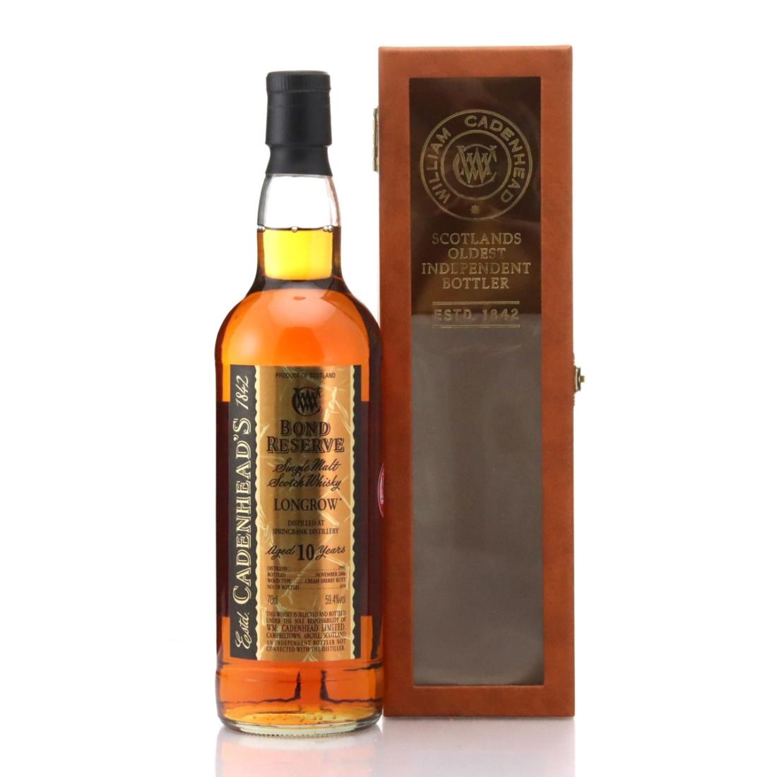 Longrow 1996 Cadenheads Bond Reserve 10 Year Old