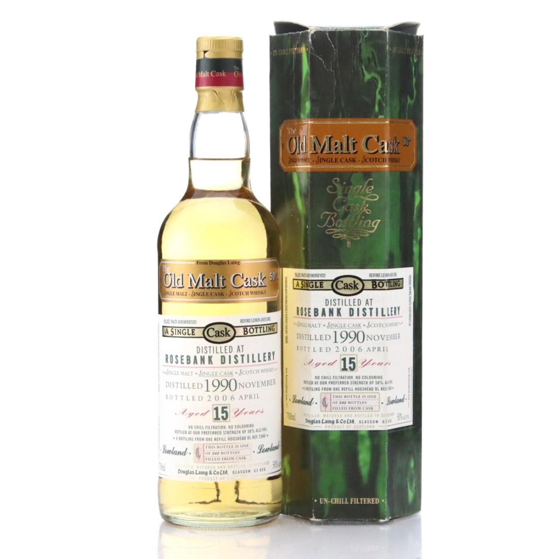 Rosebank 1990 The Old Malt Cask 15 Year Old
