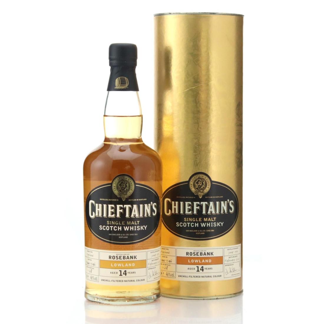 Rosebank 1990 Chieftains 14 Year Old