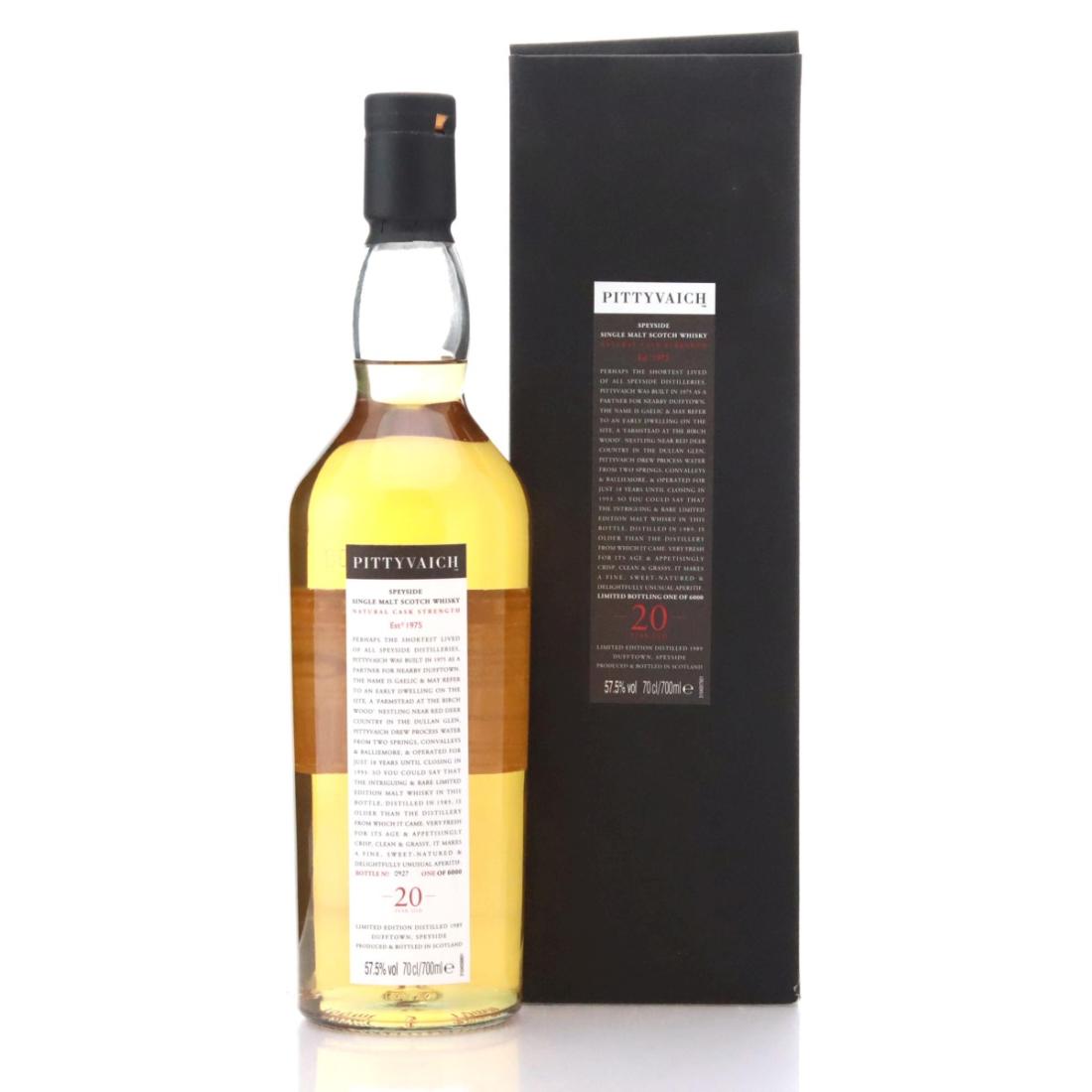 Pittyvaich 1989 Natural Cask Strength 20 Year Old