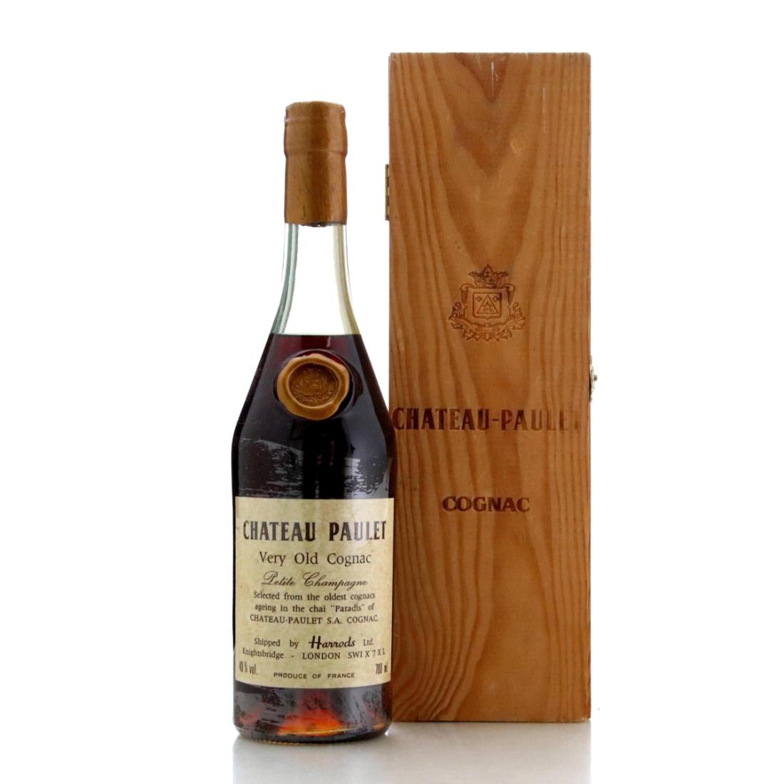 Château Paulet Very Old Cognac Petite Champagne, 40% whisky bottle