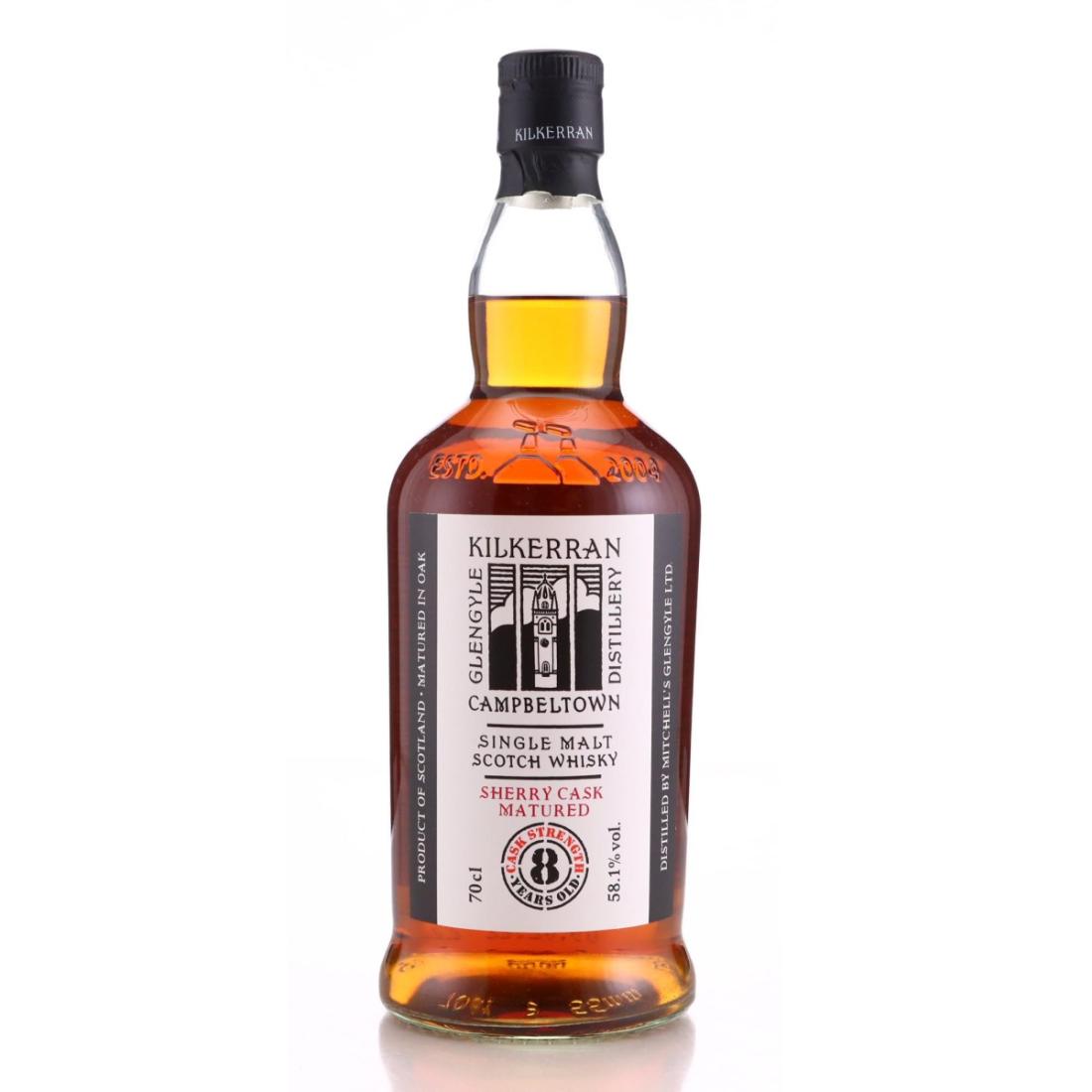 Kilkerran Cask Strength 8 Year Old Sherry Cask Matured