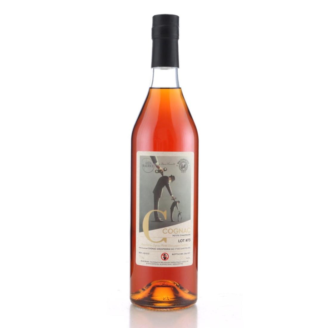 Jean Grosperrin Lot 73 1973, Asta Maurice & Malternative Belgium, 2023, 53.6% whisky bottle