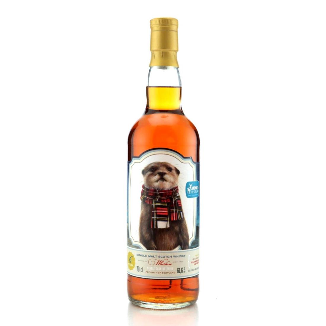 Highland Park Whitlaw Animals of Scotland 6 Year Old, Bourbon & Oloroso Sherry Cask, Cask #179, 2017, The Caskhound, 61.6% whisky bottle