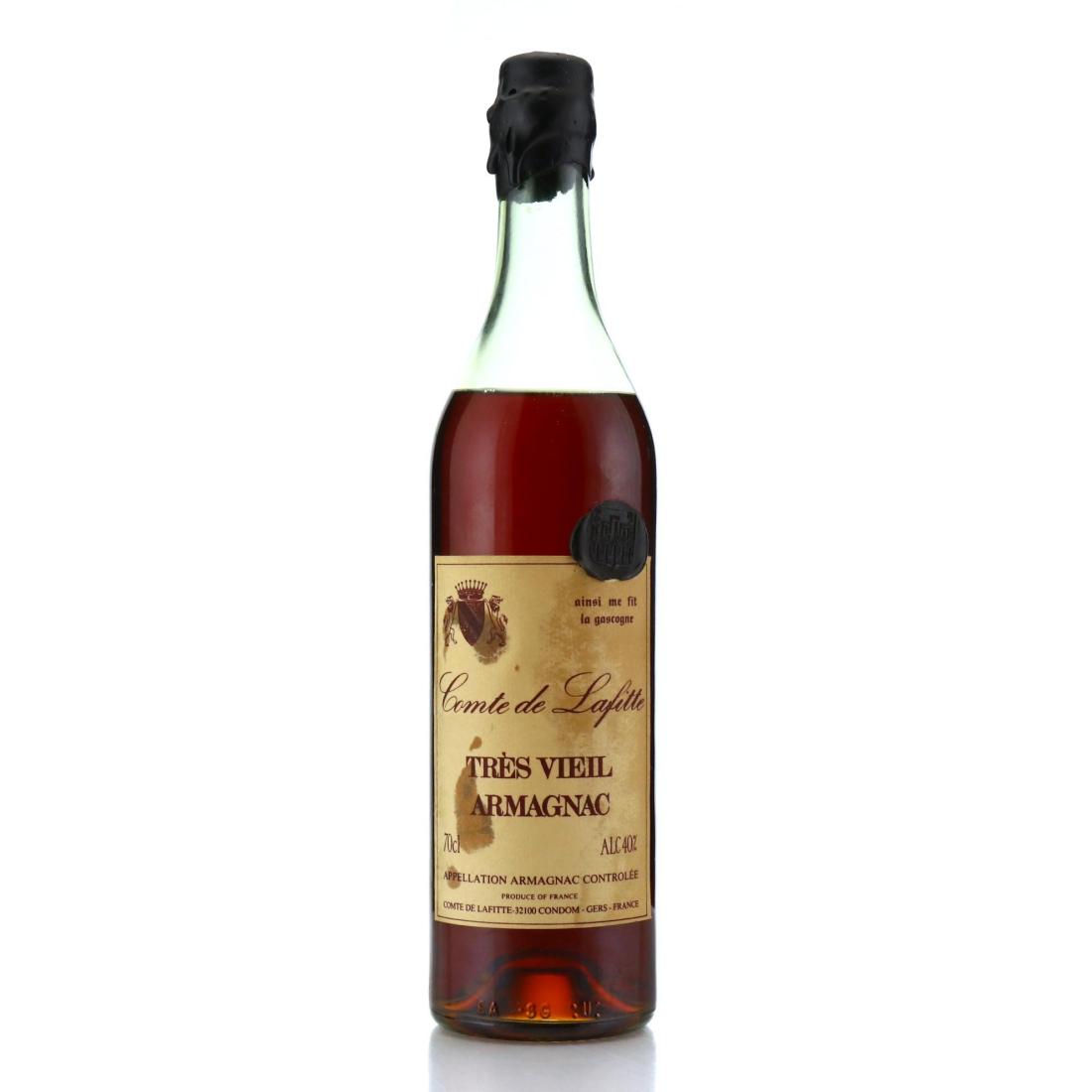 Comte de Lafitte Très Vieil Armagnac, 40% whisky bottle
