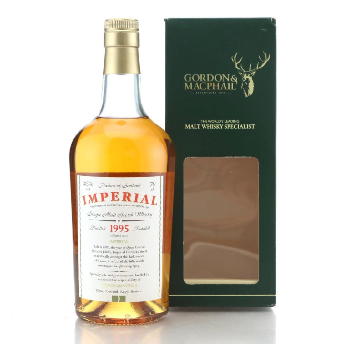 Imperial 18 Year Old, Sherry Cask, 1995, Gordon & MacPhail, 45% whisky bottle