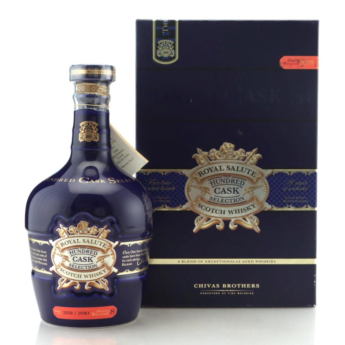 Chivas Royal Salute Hundred Cask Selection - Release #, Oak Cask, Cask #100 Cask, Batch Release No. 16, 40% whisky bottle