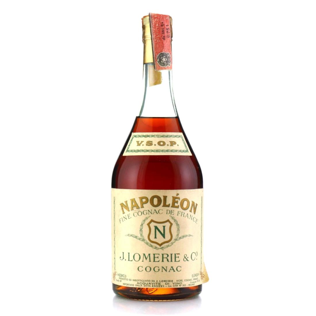 J.Lomerie VSOP Napoleon Cognac, 40% whisky bottle