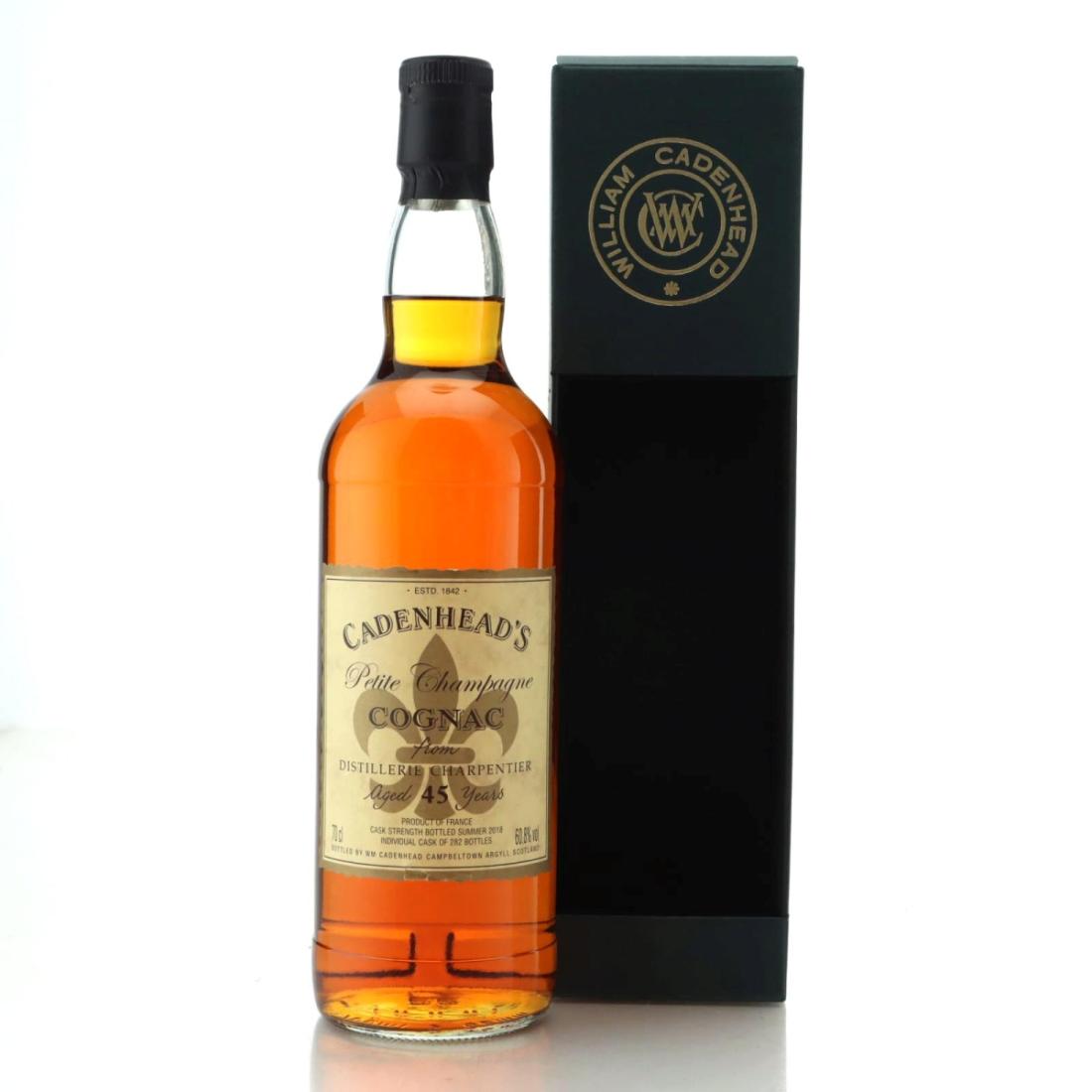 Charpentier 45 Year Old, Single Cask, 2018, Cadenhead's, 60.8% whisky bottle