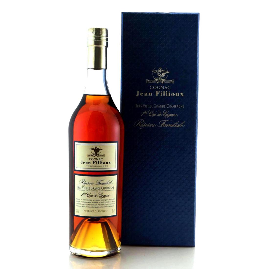 Jean Fillioux Réserve Familiale Très Vieille Grande Champagne Cognac, 40% whisky bottle
