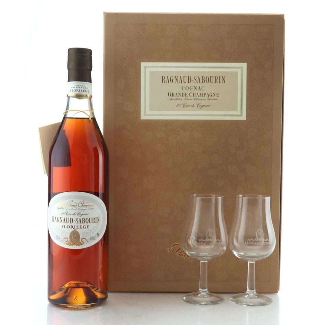 Ragnaud Sabourin Florilège 45 Year Old, Grande Champagne Cognac, Batch No. 14021, 46% whisky bottle