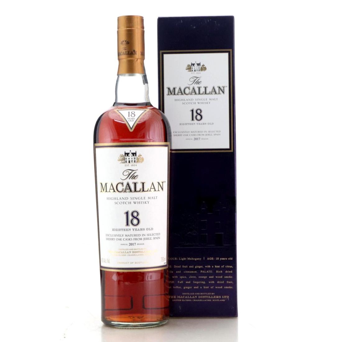 Macallan 18 Annual 2017 Release