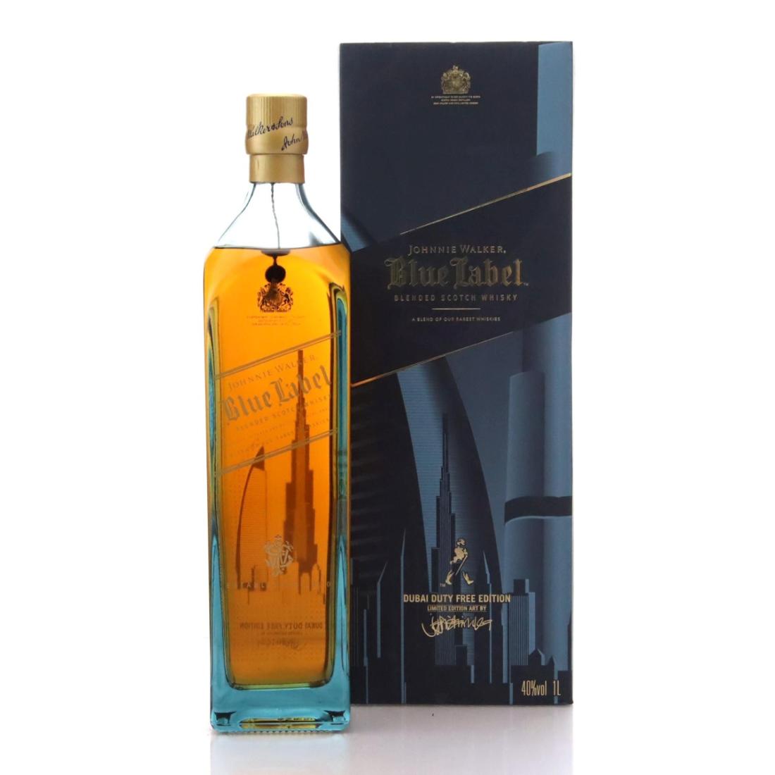 Johnnie Walker Blue Label Scotch Whisky Litre Dubai Duty Free Edition