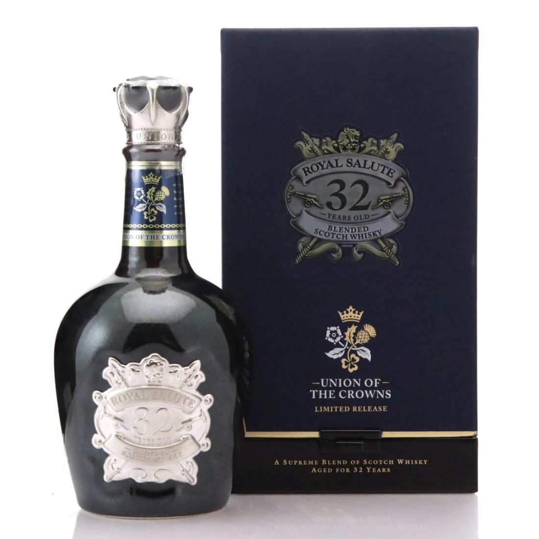 Royal Salute 32 Year Old Union of the Crowns Scotch Whisky