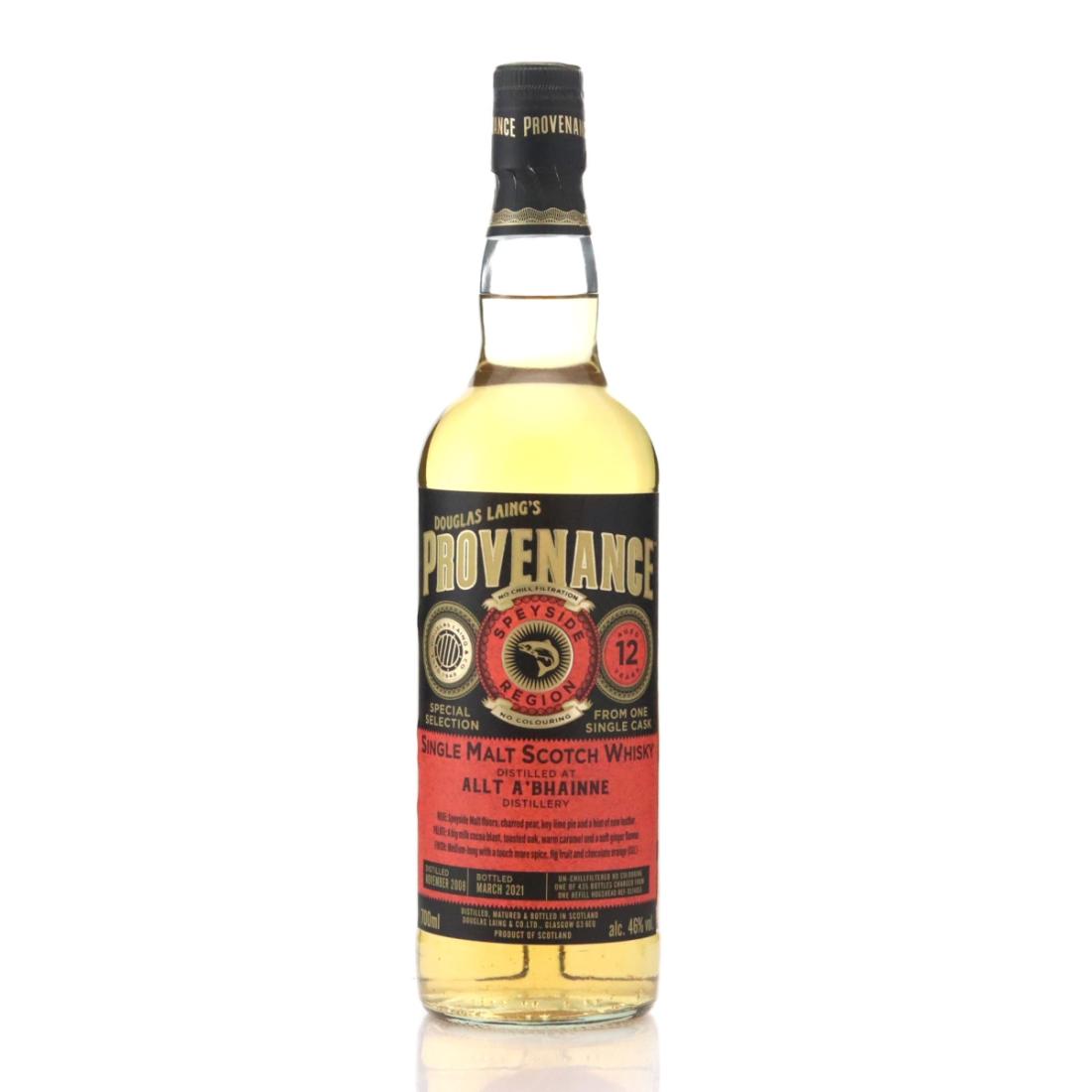 Alltabhainne 2008 Provenance 12