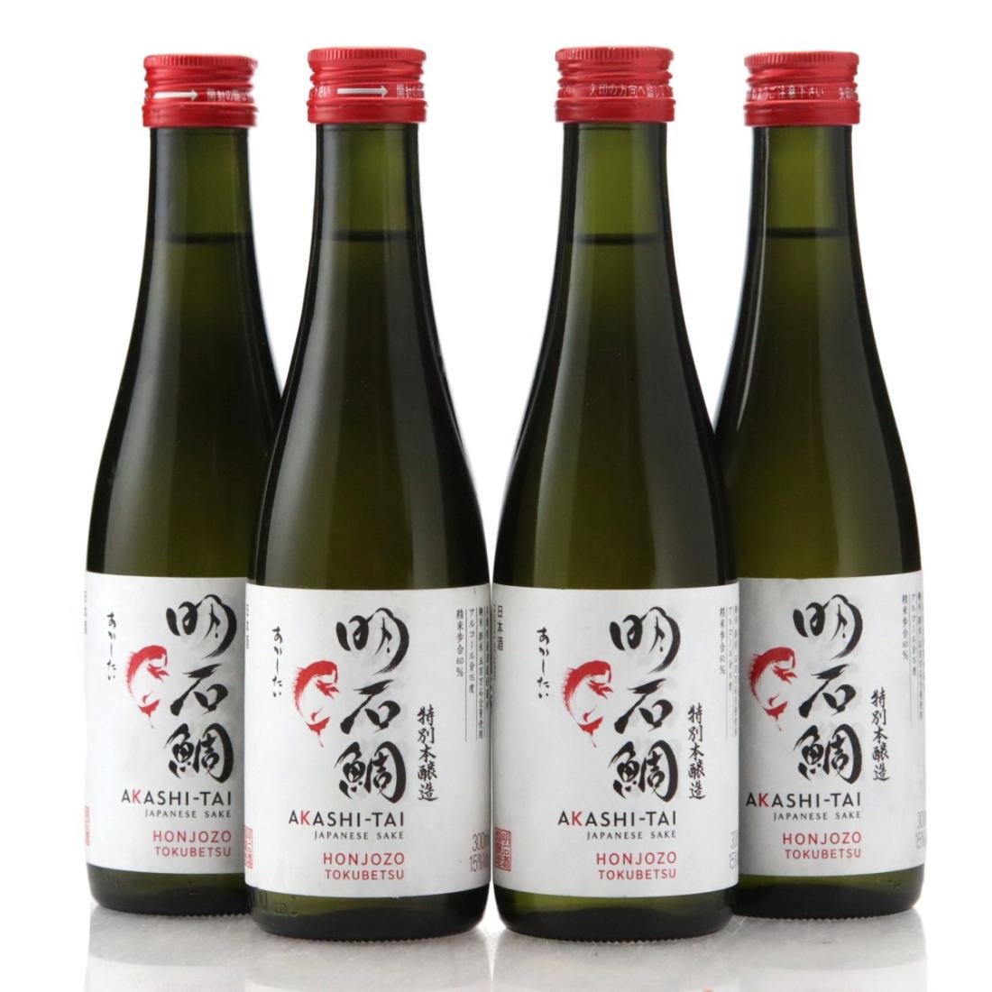 Akashitai Tokubetsu Honjozo Sake X 4
