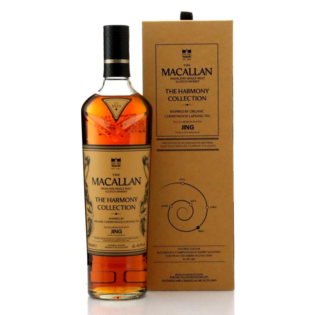 Macallan x JING The Harmony Collection Inspired by Organic Cherrywood Lapsang Tea