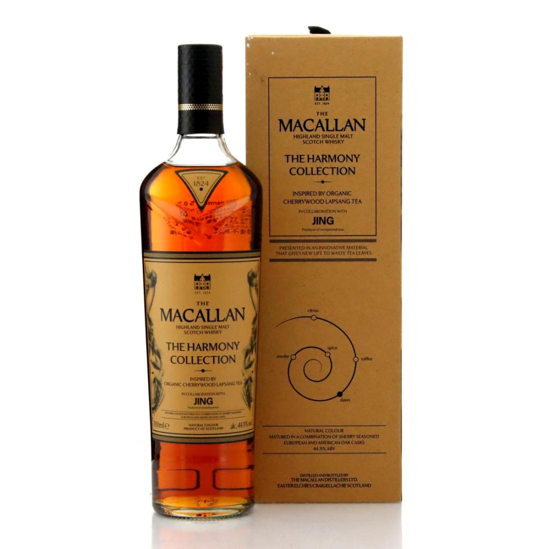 Macallan x JING The Harmony Collection Inspired by Organic Cherrywood Lapsang Tea