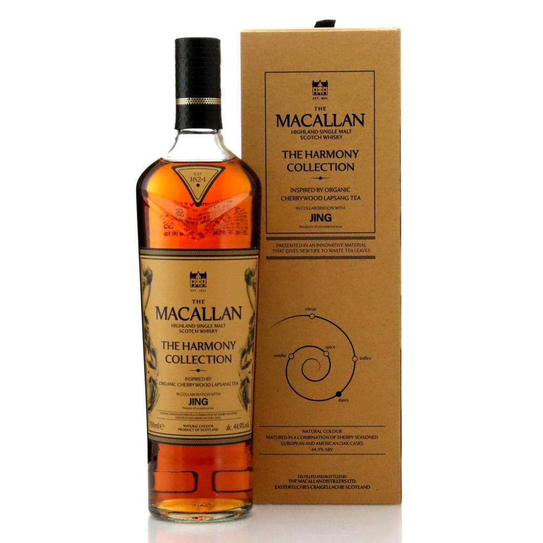 Macallan x JING The Harmony Collection Inspired by Organic Cherrywood Lapsang Tea