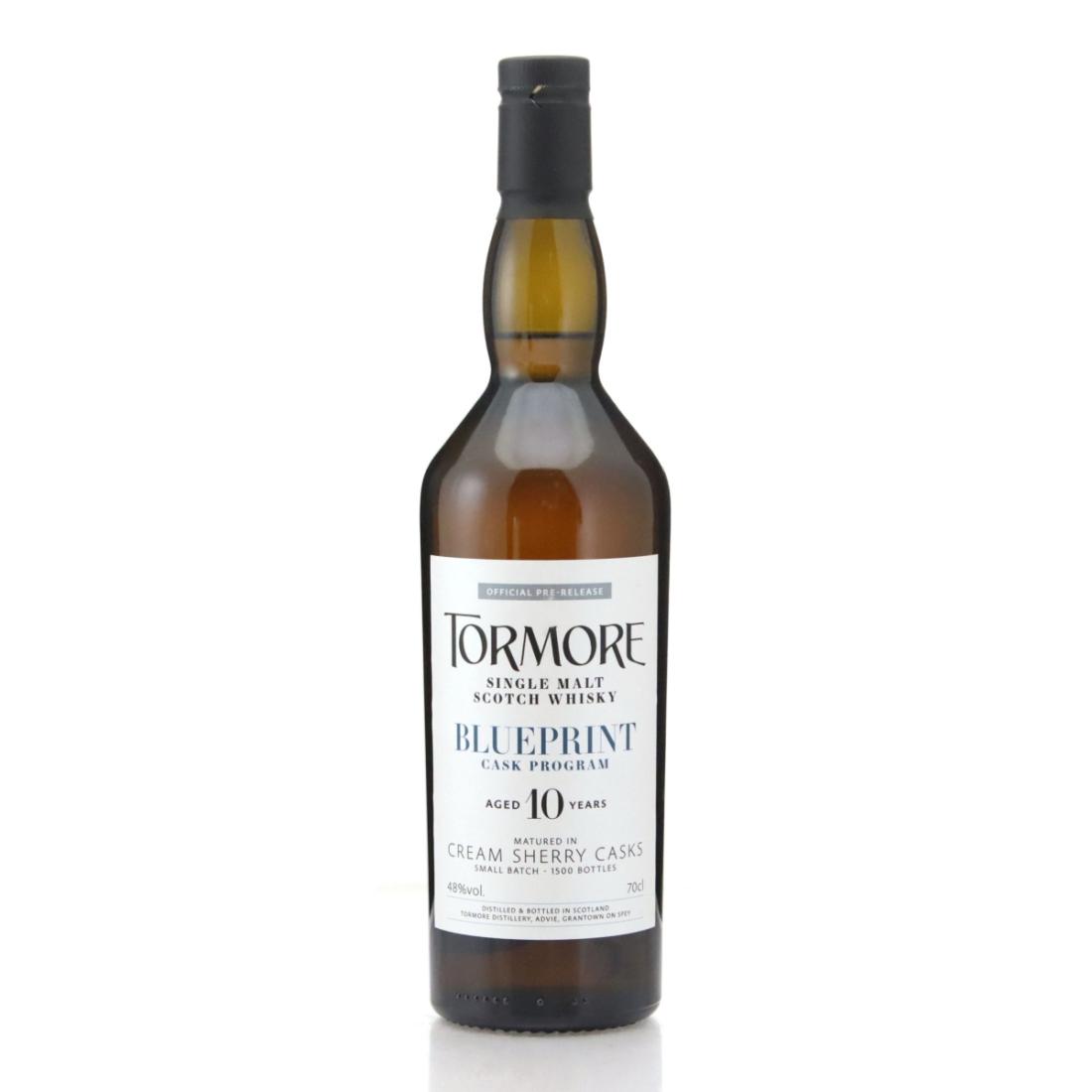 Tormore Blueprint Cask Programme 10 Year Old Cream Sherry Casks