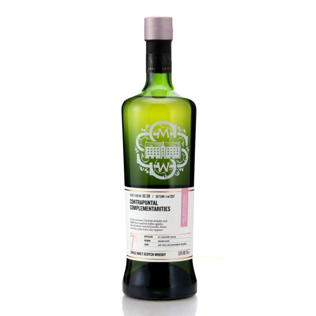 Old Pulteney 2013 SMWS 7 Year Old 5239 Contrapuntal complementarities