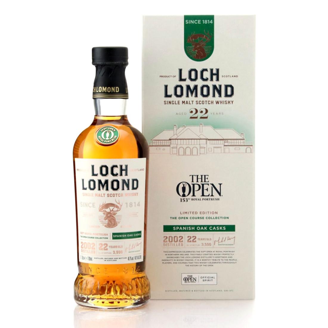 Loch Lomond 2002 The Open Course Collection 22 Year Old 153rd Open Royal Portrush