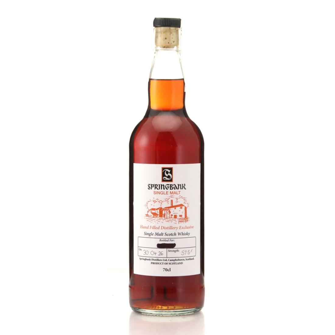 Springbank Hand Filled Distillery Exclusive
