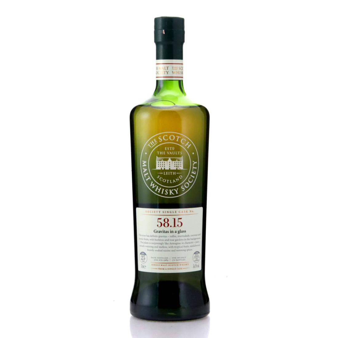 Strathisla 1989 SMWS 25 Year Old 5815 Gravitas in a glass