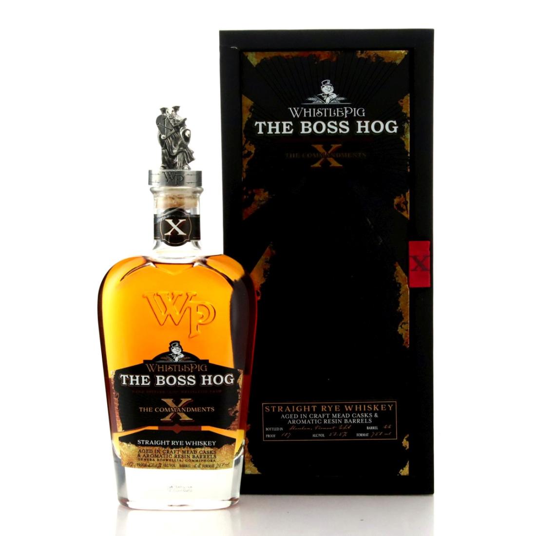 Whistlepig The Boss Hog X The Commandments Straight Rye