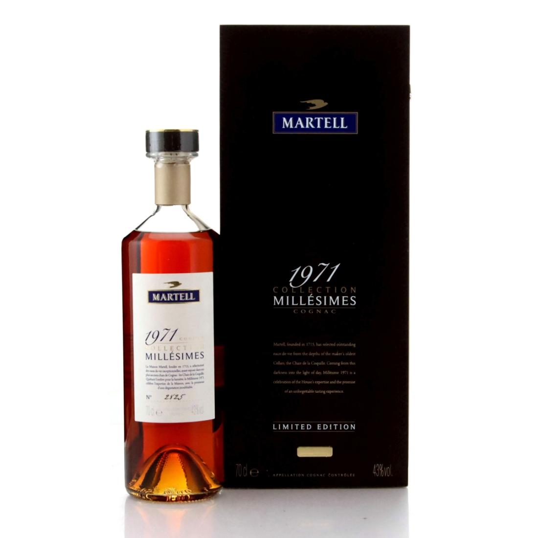 Martell 1971 Collection Millsimes Cognac