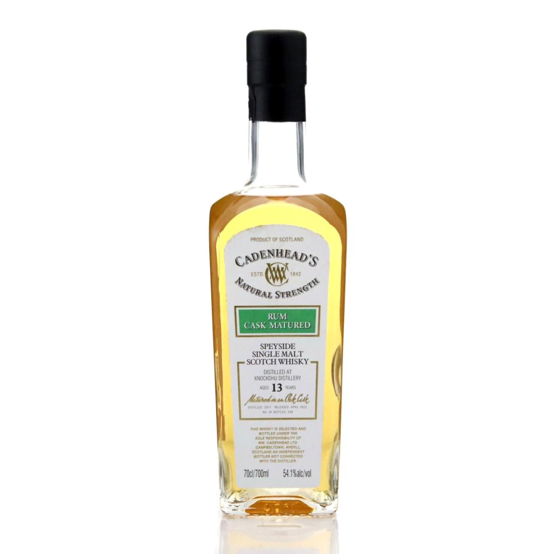 Knockdhu 2011 Cadenheads Rum Cask 13 Year Old