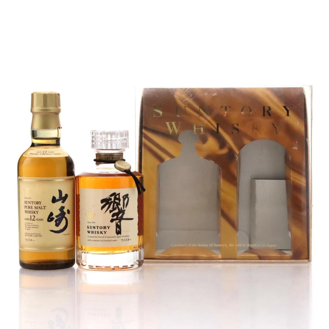 Suntory Whisky Gift Pack Hibiki Suntory Whisky Yamazaki 12 Year Old