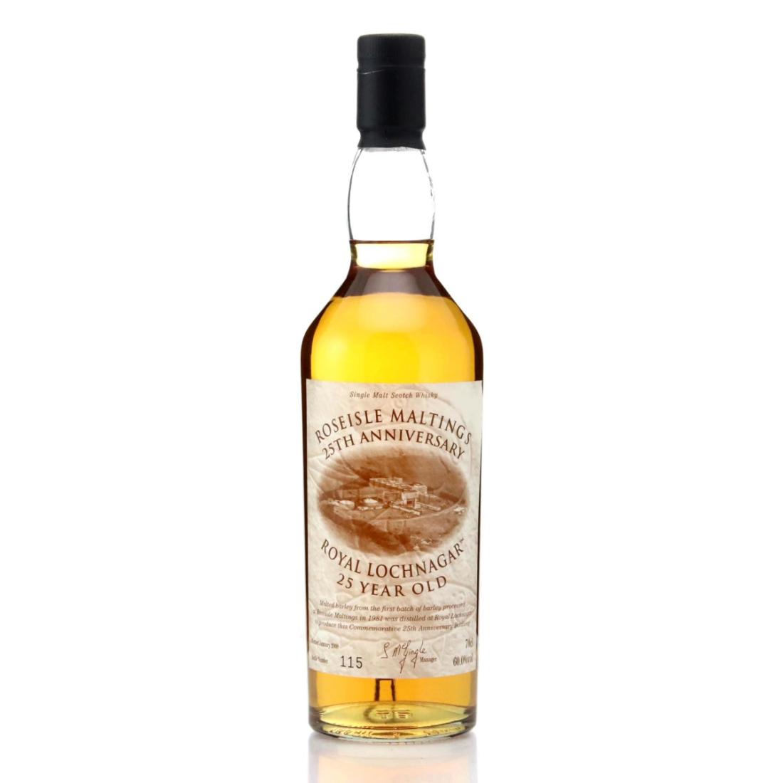 Royal Lochnagar 1981 Roseisle Maltings 25th Anniversary 25 Year Old