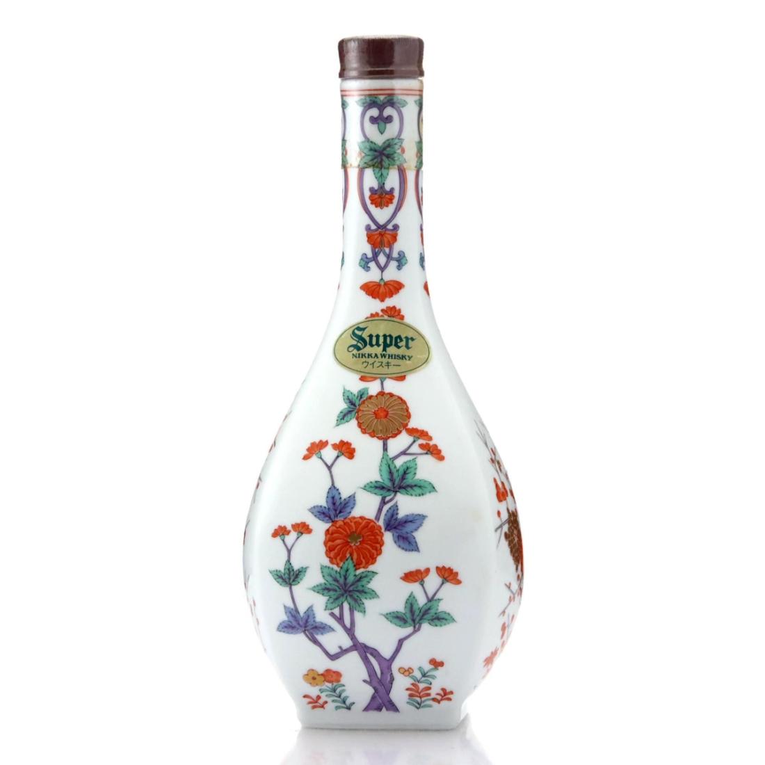 Nikka Super Whisky Arita Flower Decanter