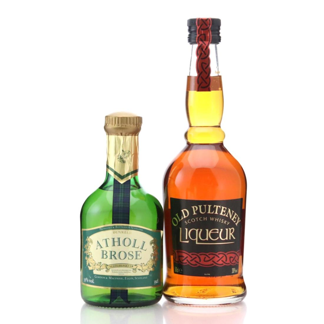 Old Pulteney Atholl Brose Scotch Whisky Liqueur x 2