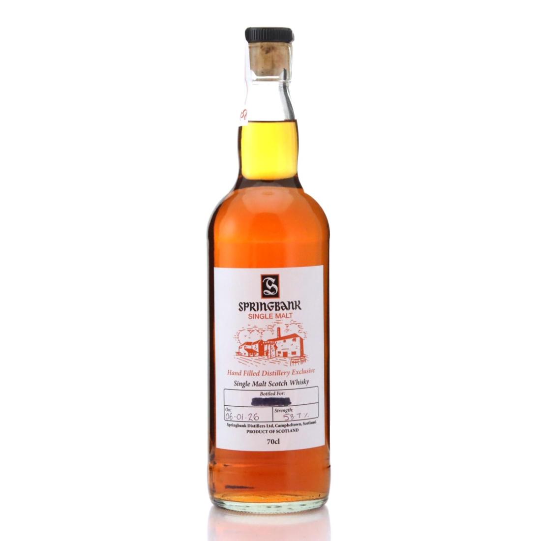 Springbank Hand Filled Distillery Exclusive