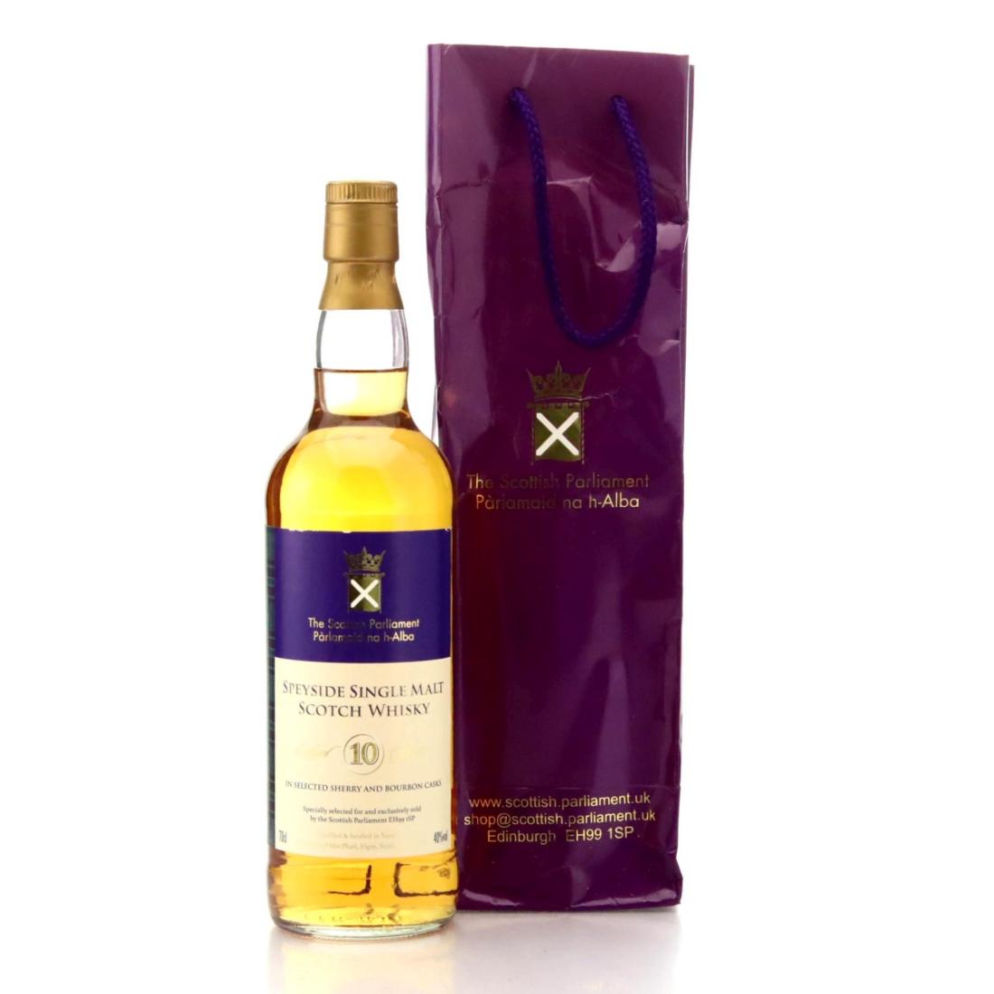 Scottish Parliament 10 Year Old Speyside Single Malt