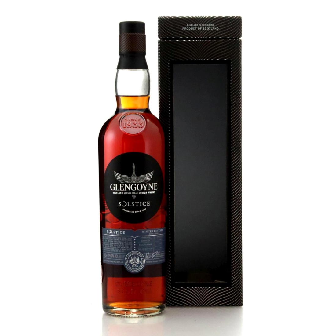 Glengoyne Solstice Winter Edition 16 Year Old, European Oak Sherry Hogshead Cask, Cask #1366, 2024, 59.9% whisky bottle